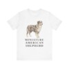 Miniature American Shepherd Lover Shirt, Vintage Dog Sketch Tee, Dog Lover Gift