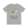 Miniature American Shepherd Lover Shirt, Vintage Dog Sketch Tee, Dog Lover Gift