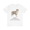 Miniature American Shepherd Humor Shirt, Vintage Dog Sketch Tee, Dog Humor Gift