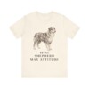 Miniature American Shepherd Humor Shirt, Vintage Dog Sketch Tee, Dog Humor Gift