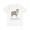 Miniature American Shepherd Latin Shirt, Vintage Dog Sketch Tee, Dog Latin Gift