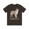 Miniature American Shepherd Latin Shirt, Vintage Dog Sketch Tee, Dog Latin Gift