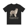 Miniature American Shepherd Latin Shirt, Vintage Dog Sketch Tee, Dog Latin Gift