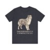 Miniature American Shepherd Latin Shirt, Vintage Dog Sketch Tee, Dog Latin Gift