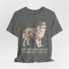 Miniature American Shepherd Latin Shirt, Vintage Dog Sketch Tee, Dog Latin Gift