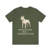 Miniature Bull Terrier Dad Shirt, Vintage Dog Sketch Tee, Dog Dad Gift