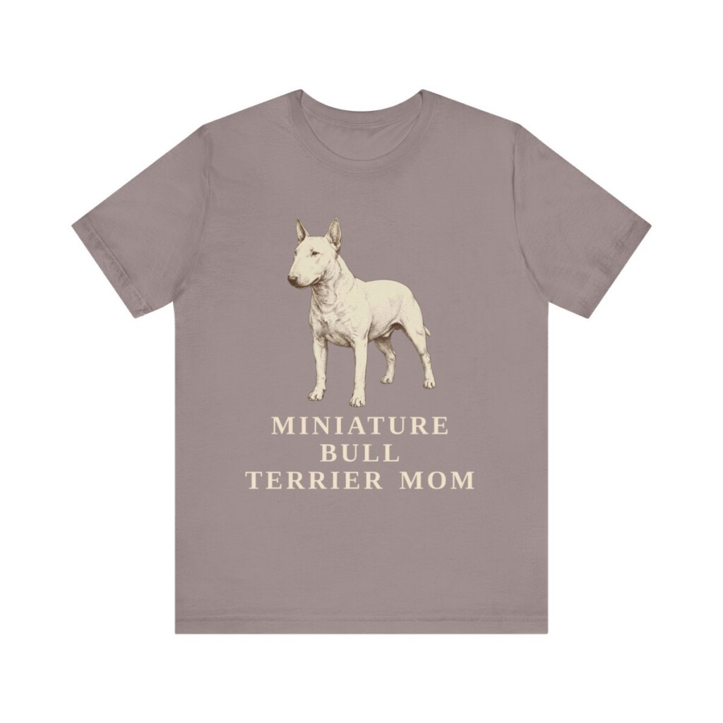 Miniature Bull Terrier Mom Shirt, Vintage Dog Sketch Tee, Dog Mom Gift
