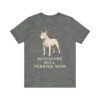 Miniature Bull Terrier Mom Shirt, Vintage Dog Sketch Tee, Dog Mom Gift