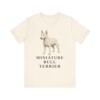 Miniature Bull Terrier Lover Shirt, Vintage Dog Sketch Tee, Dog Lover Gift