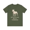 Miniature Bull Terrier Lover Shirt, Vintage Dog Sketch Tee, Dog Lover Gift