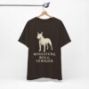 Miniature Bull Terrier Lover Shirt, Vintage Dog Sketch Tee, Dog Lover Gift