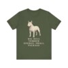 Miniature Bull Terrier Humor Shirt, Vintage Dog Sketch Tee, Dog Humor Gift