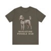 Miniature Poodle Dad Shirt, Vintage Dog Sketch Tee, Dog Dad Gift