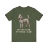 Miniature Poodle Dad Shirt, Vintage Dog Sketch Tee, Dog Dad Gift