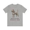Miniature Poodle Dad Shirt, Vintage Dog Sketch Tee, Dog Dad Gift
