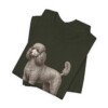 Miniature Poodle Dad Shirt, Vintage Dog Sketch Tee, Dog Dad Gift