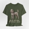 Miniature Poodle Dad Shirt, Vintage Dog Sketch Tee, Dog Dad Gift