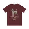 Miniature Poodle Mom Shirt, Vintage Dog Sketch Tee, Dog Mom Gift