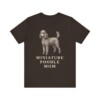 Miniature Poodle Mom Shirt, Vintage Dog Sketch Tee, Dog Mom Gift