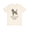 Miniature Poodle Mom Shirt, Vintage Dog Sketch Tee, Dog Mom Gift