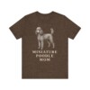 Miniature Poodle Mom Shirt, Vintage Dog Sketch Tee, Dog Mom Gift