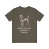 Miniature Poodle Mom Shirt, Vintage Dog Sketch Tee, Dog Mom Gift