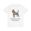 Miniature Poodle Lover Shirt, Vintage Dog Sketch Tee, Dog Lover Gift