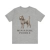 Miniature Poodle Lover Shirt, Vintage Dog Sketch Tee, Dog Lover Gift