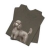 Miniature Poodle Humor Shirt, Vintage Dog Sketch Tee, Dog Humor Gift