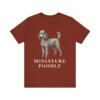 Miniature Poodle Lover Shirt, Vintage Dog Sketch Tee, Dog Lover Gift