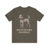 Miniature Poodle Lover Shirt, Vintage Dog Sketch Tee, Dog Lover Gift