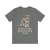 Miniature Schnauzer Dad Shirt, Vintage Dog Sketch Tee, Dog Dad Gift
