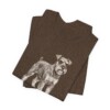 Miniature Schnauzer Dad Shirt, Vintage Dog Sketch Tee, Dog Dad Gift