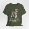 Miniature Schnauzer Mom Shirt, Vintage Dog Sketch Tee, Dog Mom Gift