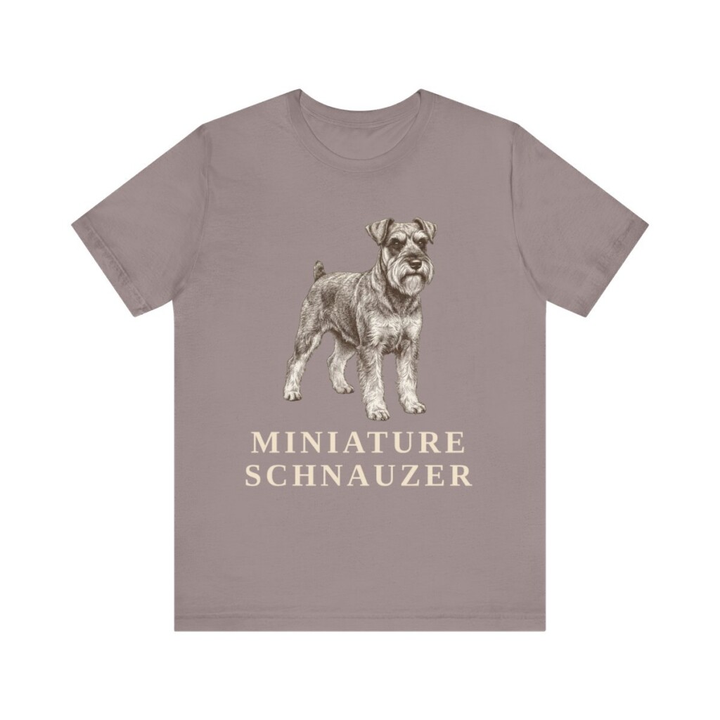 Miniature Schnauzer Lover Shirt, Vintage Dog Sketch Tee, Dog Lover Gift Miniature Schnauzer Lover Shirt, Vintage Dog Sketch Tee, Dog Lover Gift
