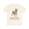 Miniature Schnauzer Lover Shirt, Vintage Dog Sketch Tee, Dog Lover Gift Miniature Schnauzer Lover Shirt, Vintage Dog Sketch Tee, Dog Lover Gift