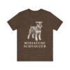Miniature Schnauzer Lover Shirt, Vintage Dog Sketch Tee, Dog Lover Gift Miniature Schnauzer Lover Shirt, Vintage Dog Sketch Tee, Dog Lover Gift
