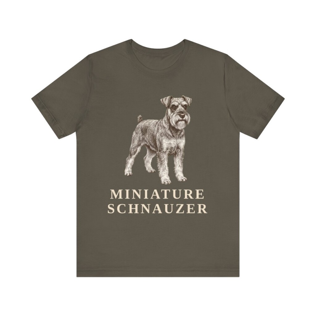 Miniature Schnauzer Lover Shirt, Vintage Dog Sketch Tee, Dog Lover Gift Miniature Schnauzer Lover Shirt, Vintage Dog Sketch Tee, Dog Lover Gift