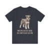 Miniature Schnauzer Lover Shirt, Vintage Dog Sketch Tee, Dog Lover Gift Miniature Schnauzer Lover Shirt, Vintage Dog Sketch Tee, Dog Lover Gift