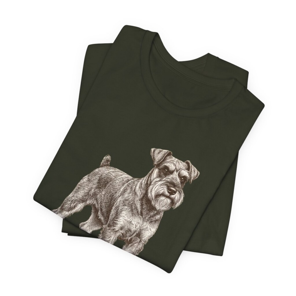 Miniature Schnauzer Lover Shirt, Vintage Dog Sketch Tee, Dog Lover Gift Miniature Schnauzer Lover Shirt, Vintage Dog Sketch Tee, Dog Lover Gift