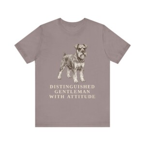 Miniature Schnauzer Humor Shirt, Vintage Dog Sketch Tee, Dog Humor Gift
