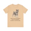 Miniature Schnauzer Humor Shirt, Vintage Dog Sketch Tee, Dog Humor Gift
