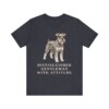 Miniature Schnauzer Humor Shirt, Vintage Dog Sketch Tee, Dog Humor Gift