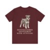 Miniature Schnauzer Humor Shirt, Vintage Dog Sketch Tee, Dog Humor Gift