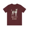 Mutt Dad Shirt, Vintage Dog Sketch Tee, Dog Dad Gift