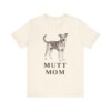 Mutt Mom Shirt, Vintage Dog Sketch Tee, Dog Mom Gift