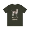 Mutt Mom Shirt, Vintage Dog Sketch Tee, Dog Mom Gift