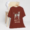 Mutt Mom Shirt, Vintage Dog Sketch Tee, Dog Mom Gift