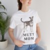 Mutt Mom Shirt, Vintage Dog Sketch Tee, Dog Mom Gift