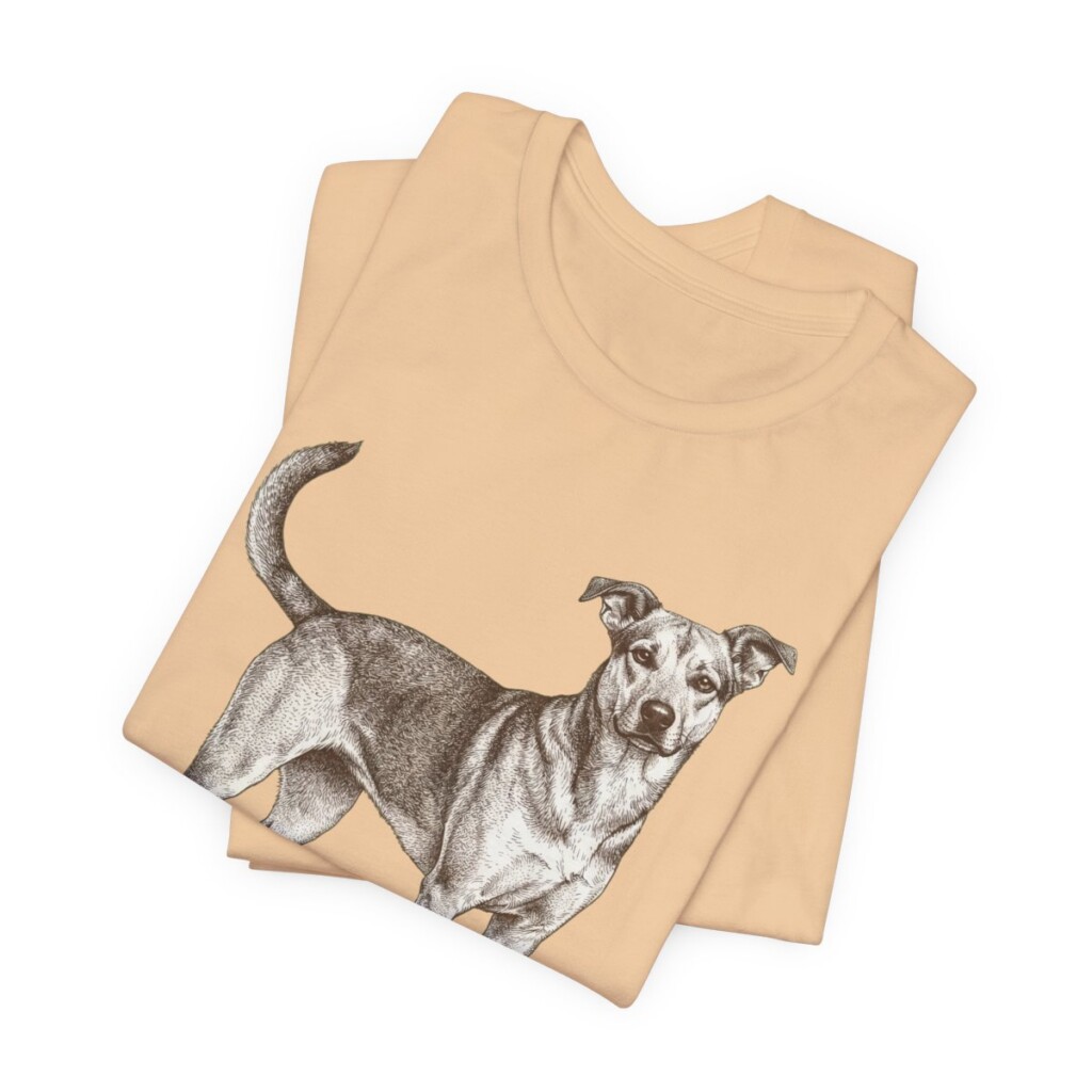 Mutt Lover Shirt, Vintage Dog Sketch Tee, Dog Lover Gift
